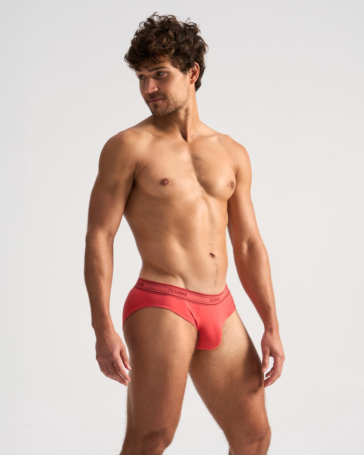 New Cotton Classic Brief - Raspberry