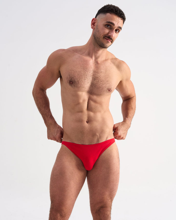 Flirt Cotton Micro Brief - Crimson
