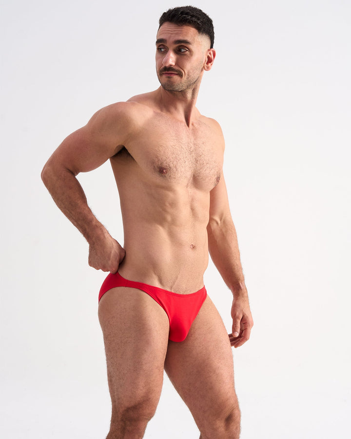 Flirt Cotton Micro Brief - Crimson