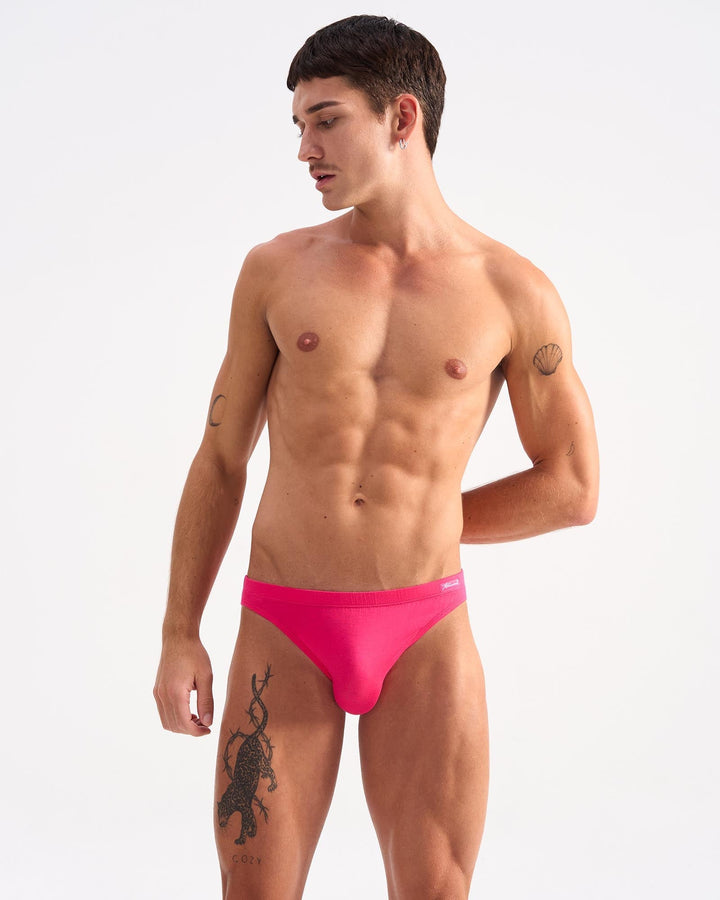 Body Bamboo Bikini Brief - Fuchsia