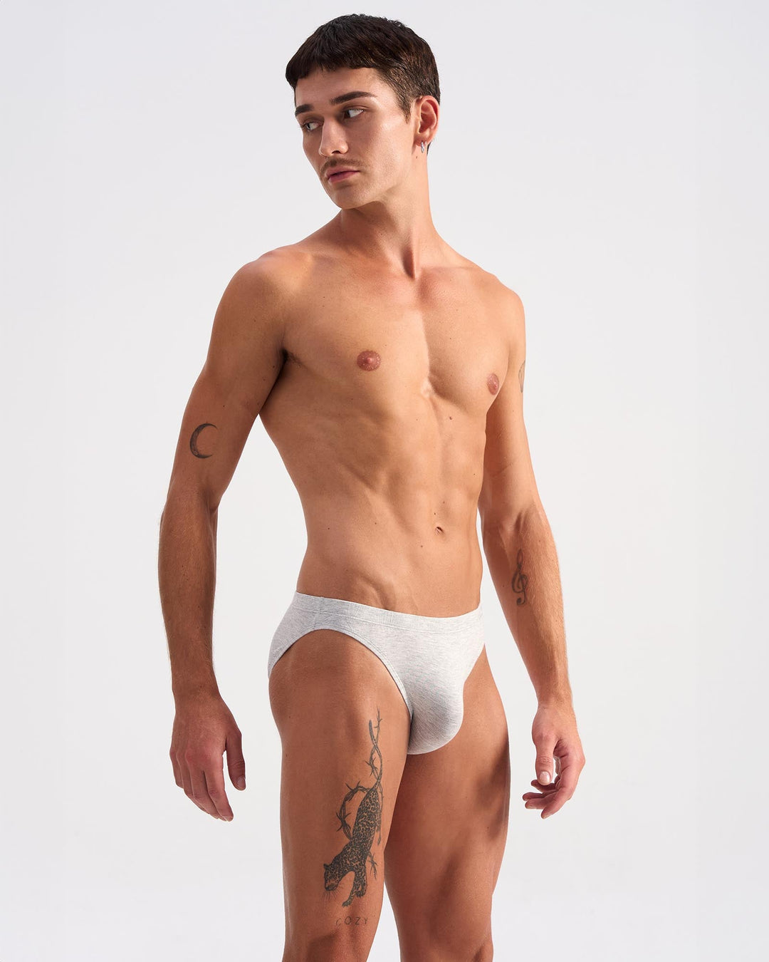 Body Bamboo Bikini Brief - Grey Marle