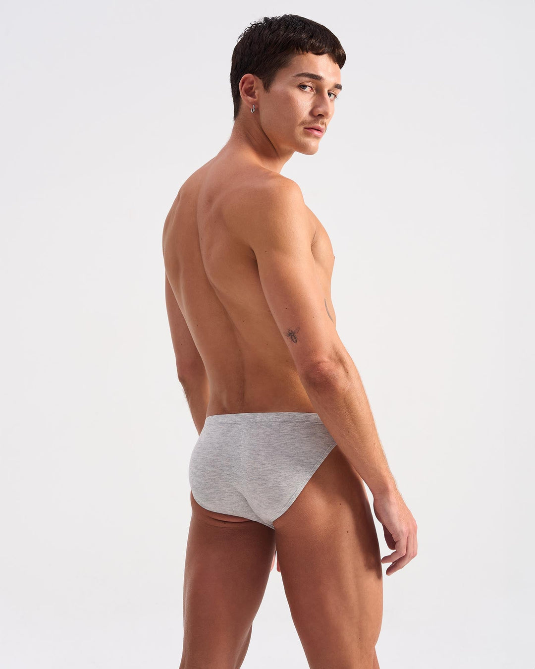 Body Bamboo Bikini Brief - Grey Marle