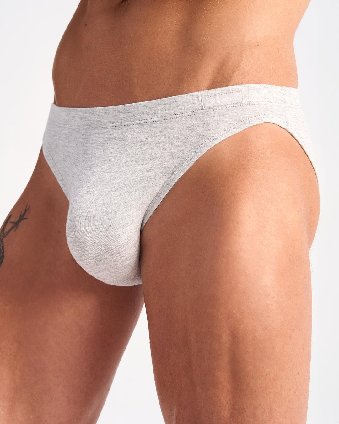 Body Bamboo Bikini Brief - Grey Marle