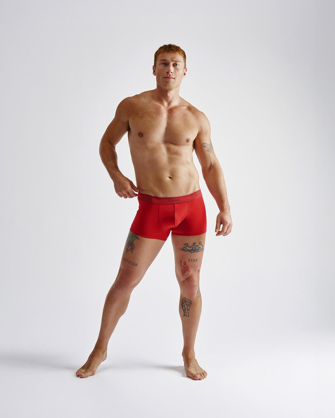 TEAMM8 New Cotton Classic Trunk Crimson Red