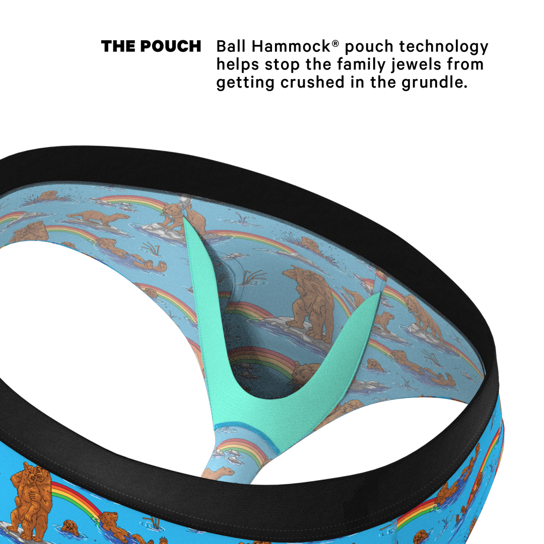 Shinesty "The Bear" Rainbow Ball Hammock® Briefs