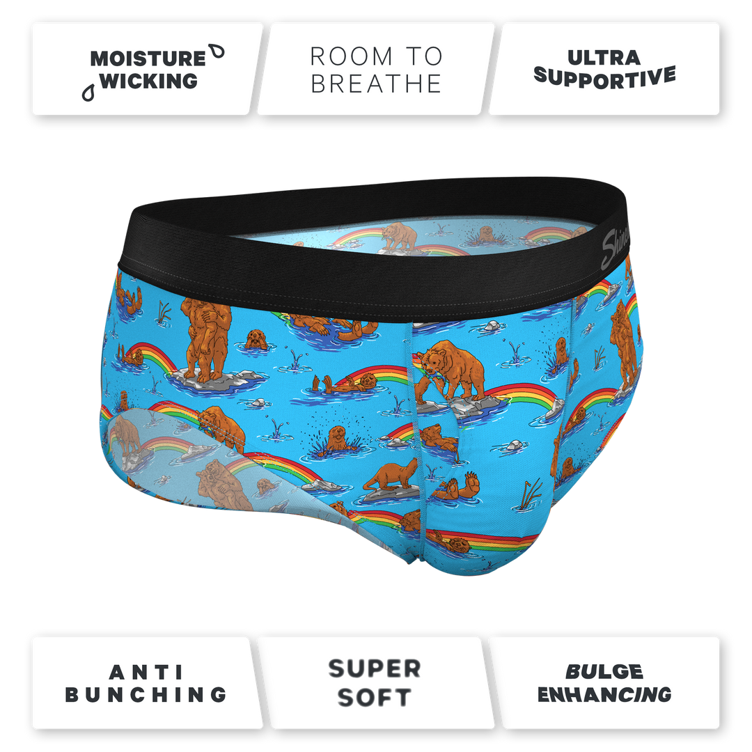 Shinesty "The Bear" Rainbow Ball Hammock® Briefs