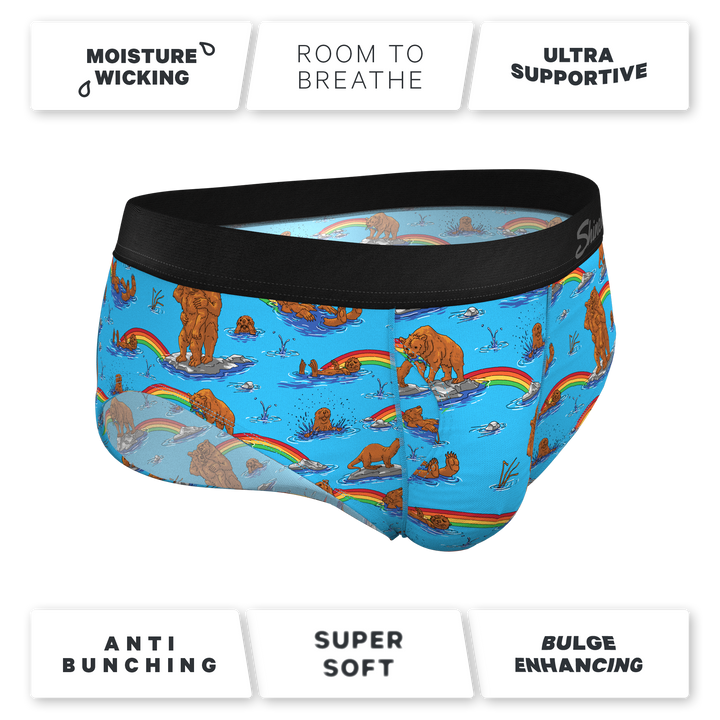 Shinesty "The Bear" Rainbow Ball Hammock® Briefs