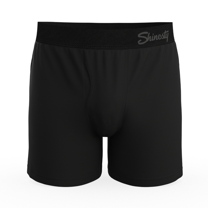 Shinesty "Threat Level Midnight" Black Boxers - Classic Solid