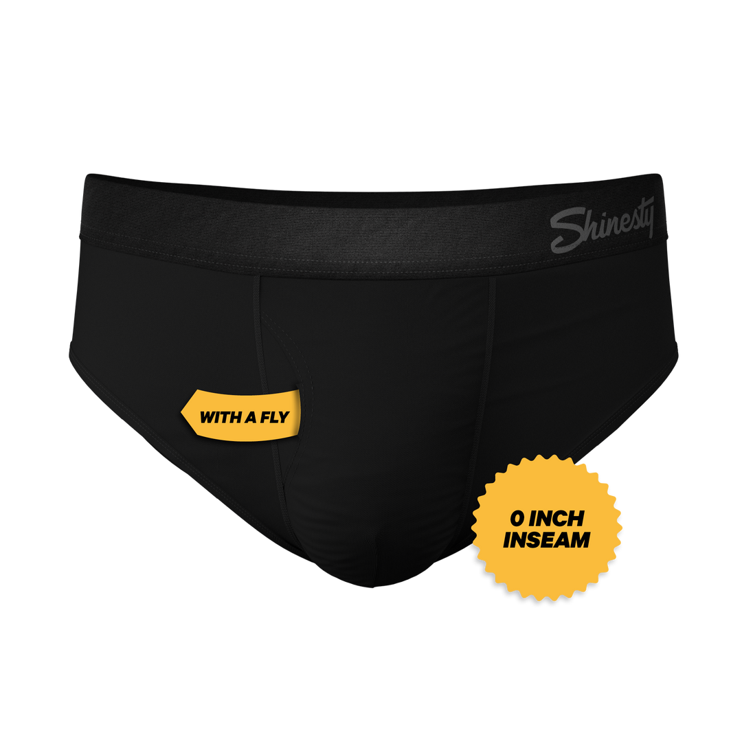 The Threat Level Midnight Black Briefs | Ball Hammock® Pouch Underwear