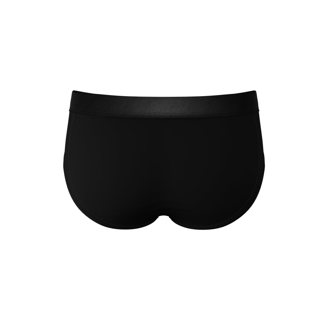 The Threat Level Midnight Black Briefs | Ball Hammock® Pouch Underwear
