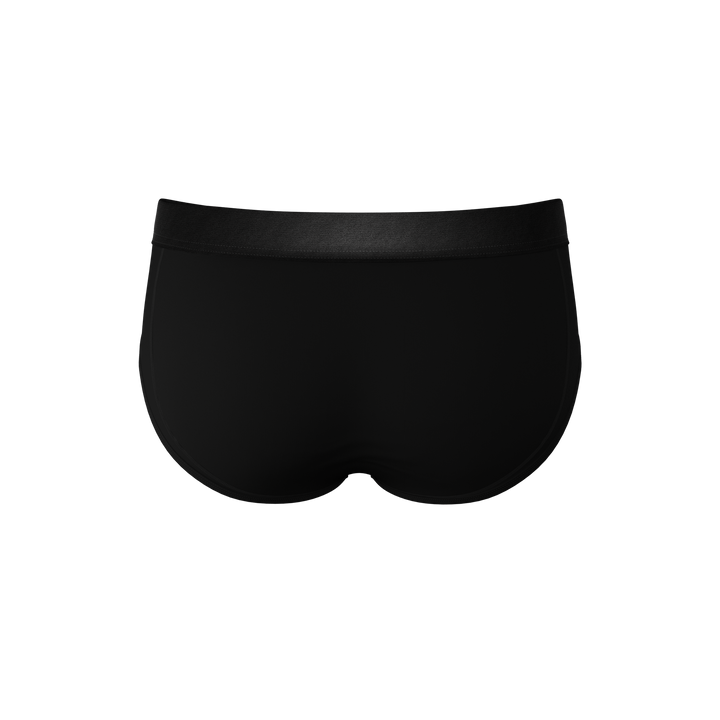 The Threat Level Midnight Black Briefs | Ball Hammock® Pouch Underwear