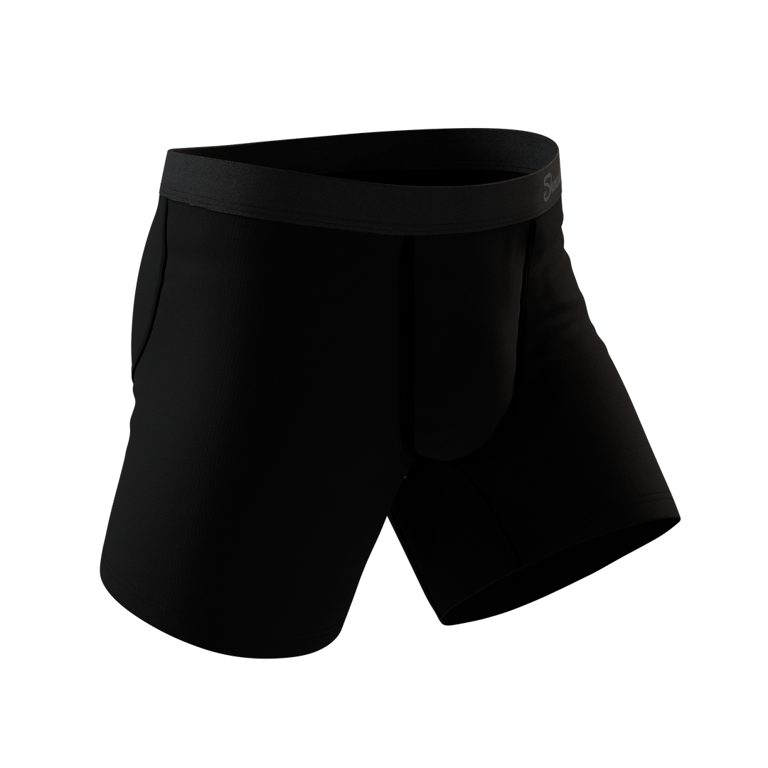 Shinesty Threat Level Midnight: Fart Proof Ball Hammock® Pouch Underwear