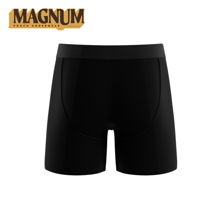 Threat Level Midnight: Black Ball Hammock® Magnum Big Pouch Boxer Briefs
