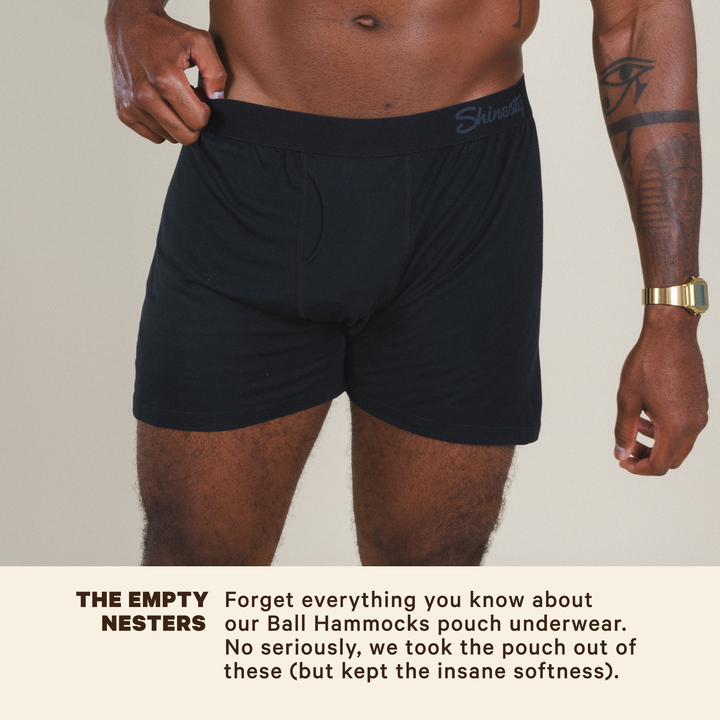 Shinesty "Threat Level Midnight" Black Boxers - Classic Solid
