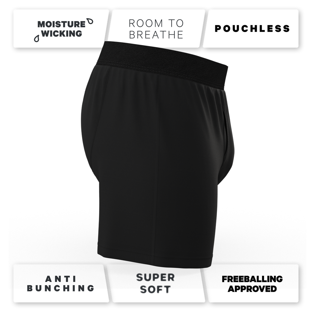 Shinesty "Threat Level Midnight" Black Boxers - Classic Solid