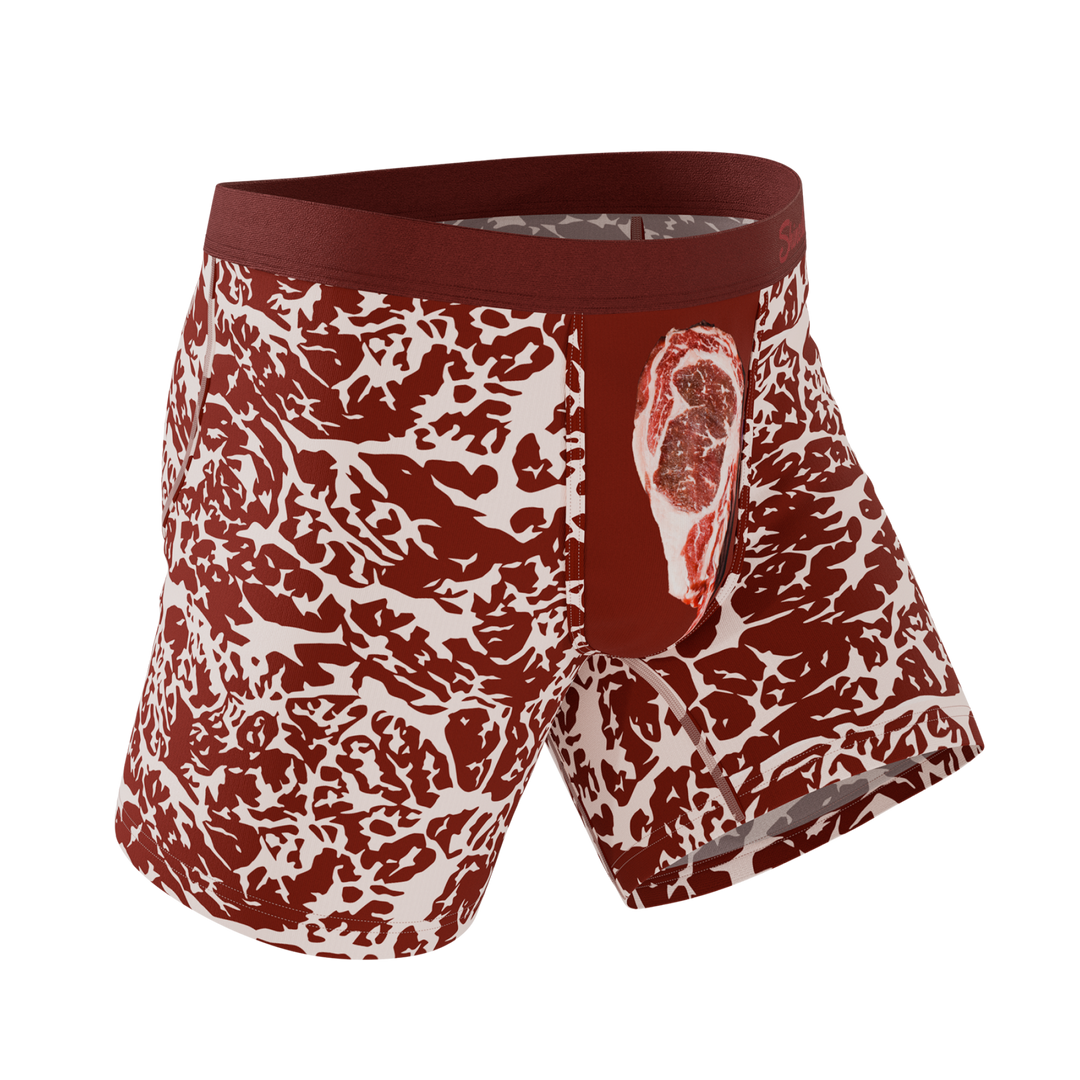 The Tomahawk Marbled Meat Ball Hammock® Pouch Underwear by Shinesty