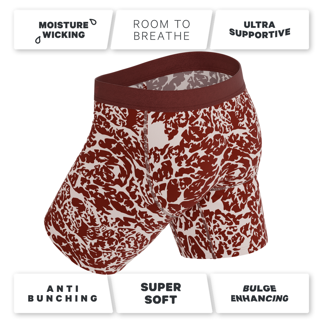 Shinesty The Tomahawk Meat Print Long Leg Ball Hammock® Underwear
