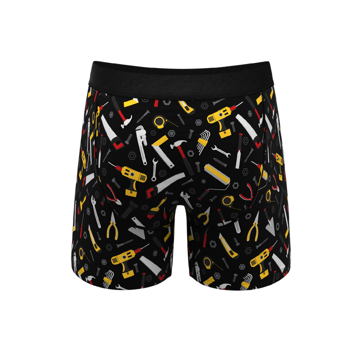 The Tool Belt Hammer and Tools Boxer Briefs with Ball Hammock® Pouch & Fly