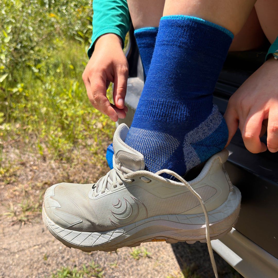 Minus33 Merino Wool Trail Running Socks – Micro Cushion Mini Crew – crew socks