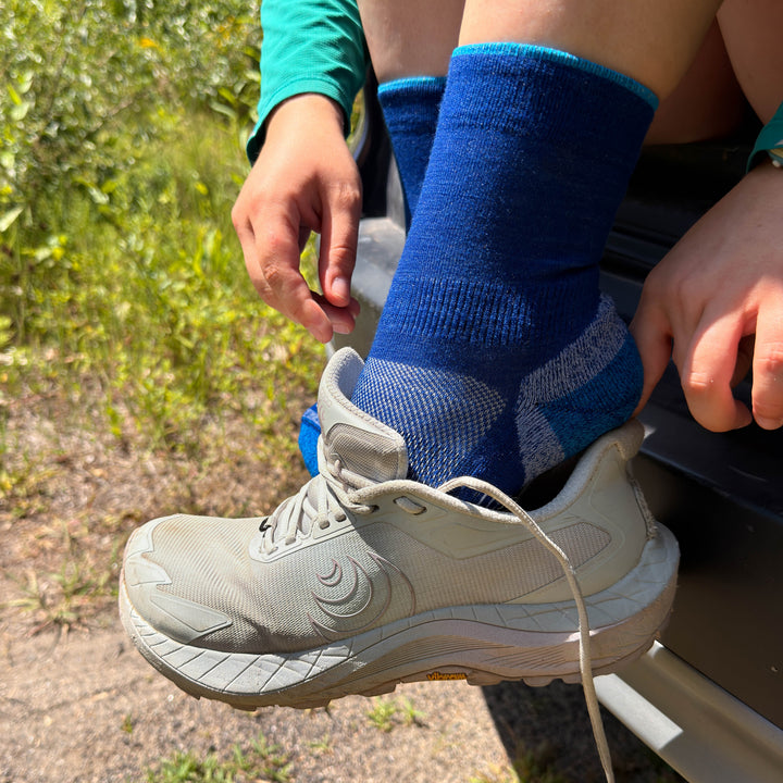 Minus33 Merino Wool Trail Running Socks – Micro Cushion Mini Crew – crew socks