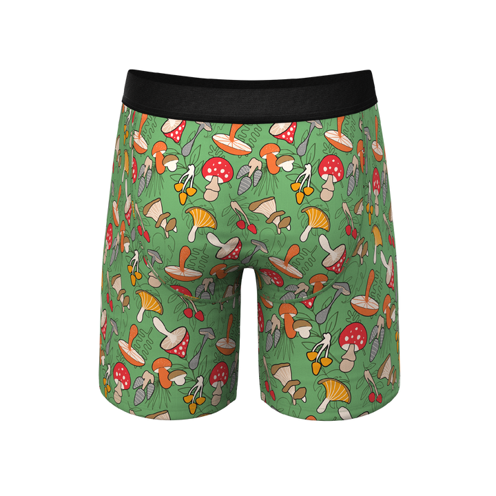 The Trip Advisor | Mushroom Long Leg Ball Hammock® Pouch Underwear With Fly