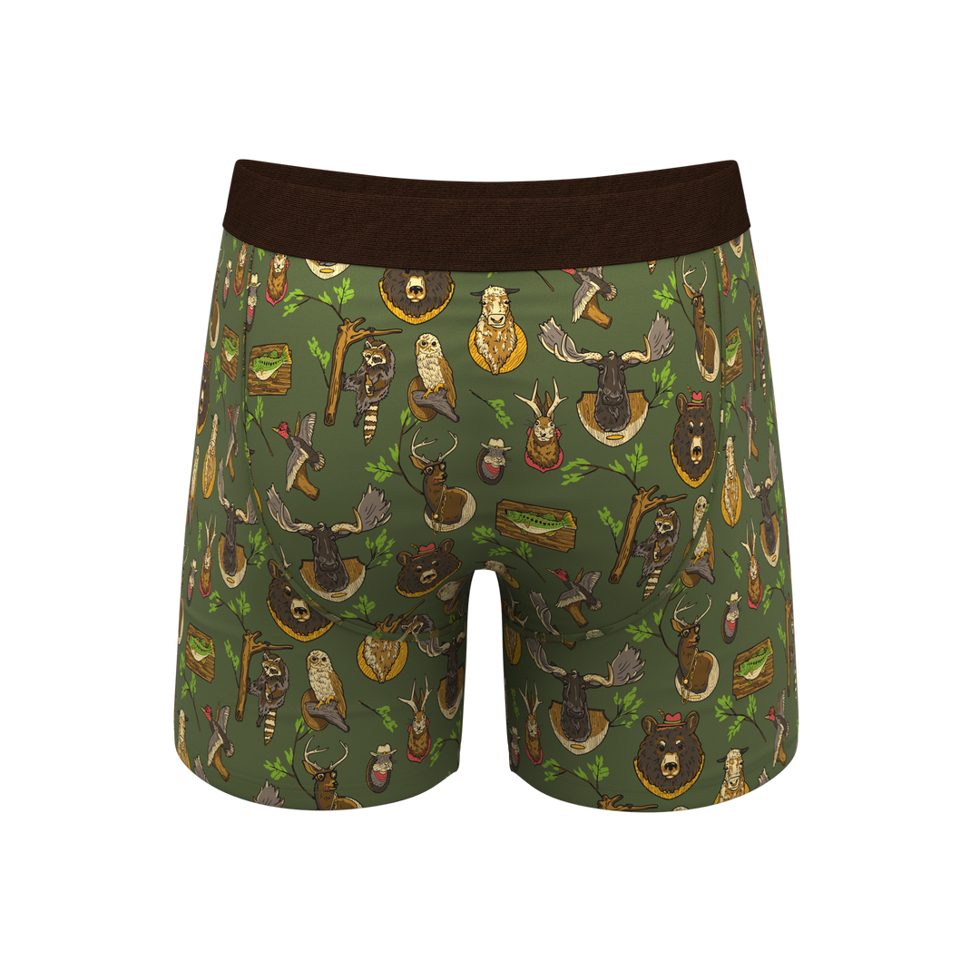 Shinesty "The Trophy Life" Taxidermy Ball Hammock® Pouch Boxer Briefs (Standard Length)