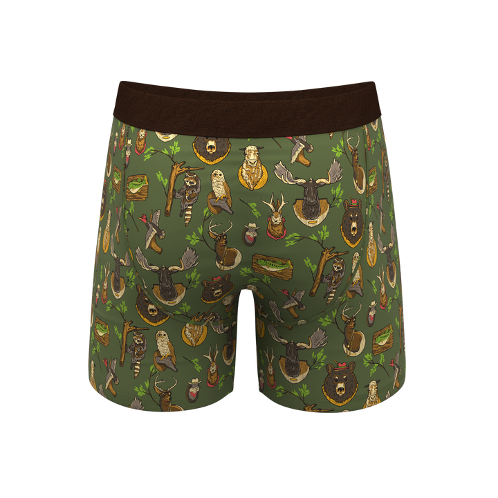 Shinesty "The Trophy Life" Taxidermy Ball Hammock® Pouch Boxer Briefs (Standard Length)
