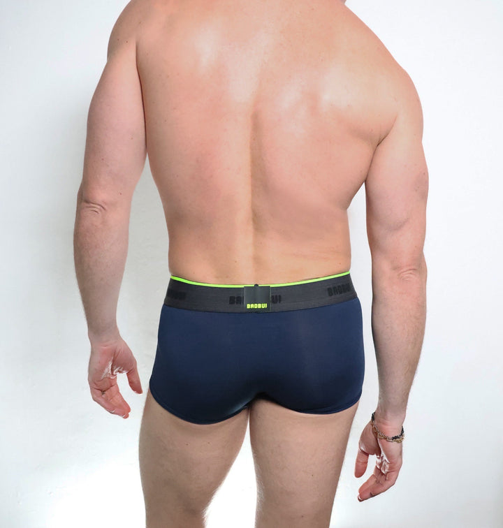 BADBUI Micro Modal Low Rise Trunk in navy blue – men's micro modal low-rise trunk underwear