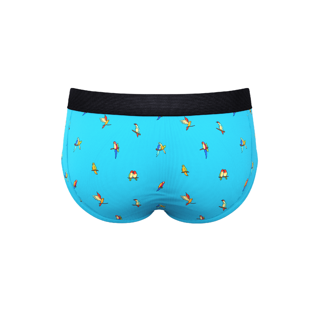 Shinesty "Tweet Yourself" Parrot Ball Hammock® Pouch Briefs - Tropical