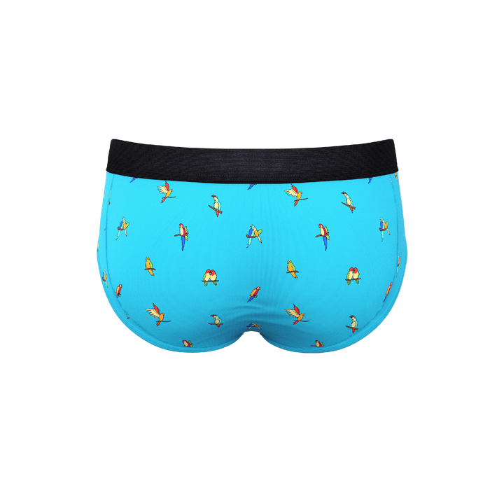 Shinesty "Tweet Yourself" Parrot Ball Hammock® Pouch Briefs - Tropical