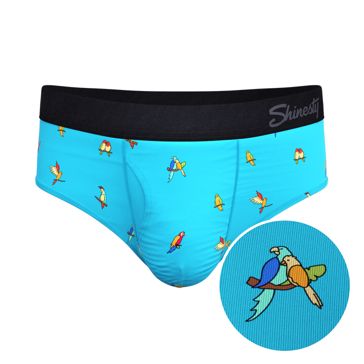 Shinesty "Tweet Yourself" Parrot Ball Hammock® Pouch Briefs - Tropical