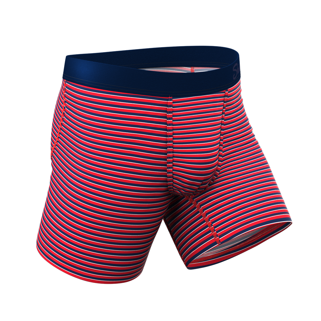 The US of A: Patriotic USA Stripe Underwear with Ball Hammock® Pouch