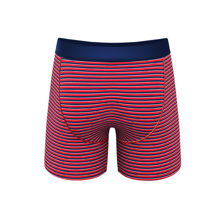 The US of A: Patriotic USA Stripe Underwear with Ball Hammock® Pouch