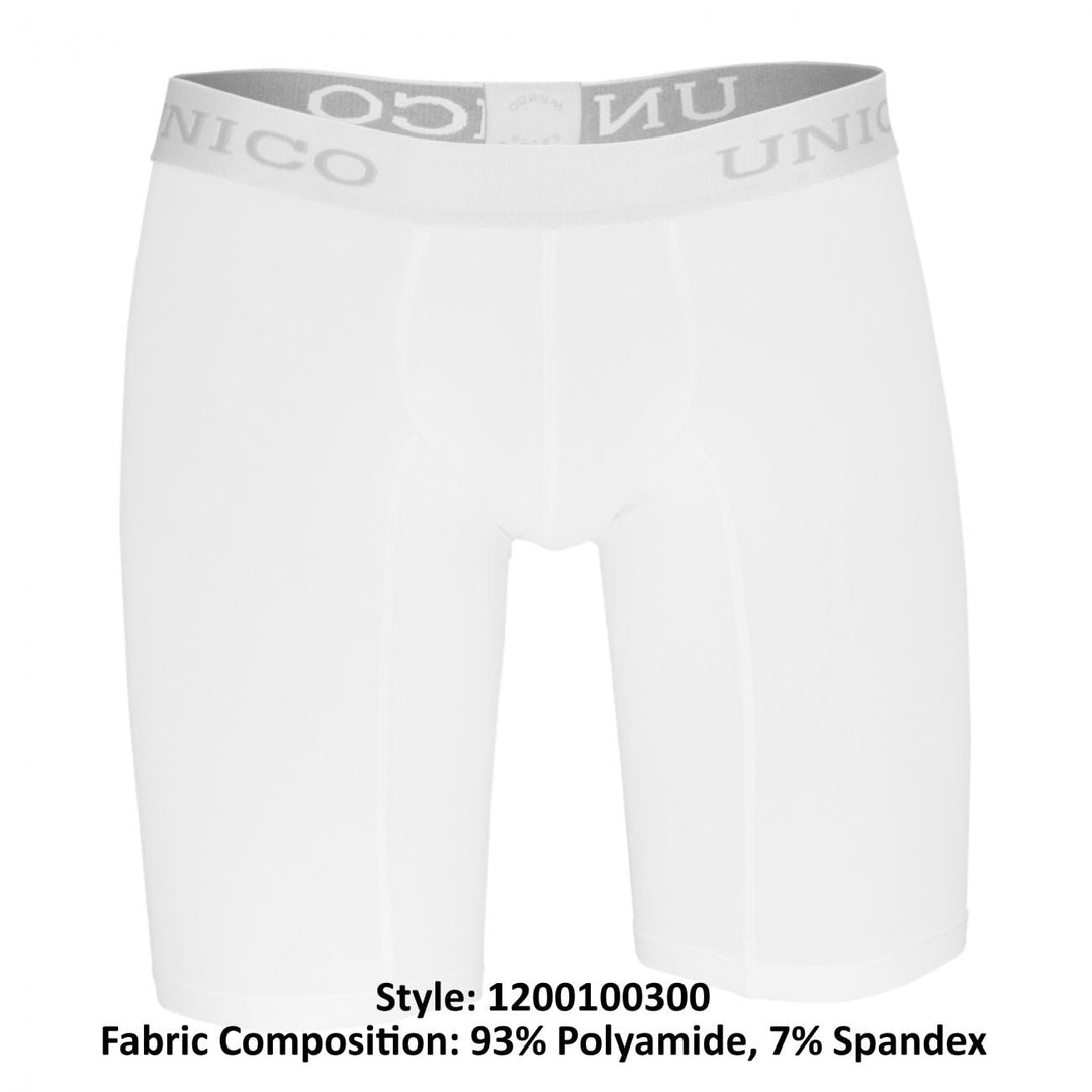 Mundo Unico Cristalino Microfiber Men's Boxer Briefs in White – men's microfiber boxer briefs Handmade in Colombia