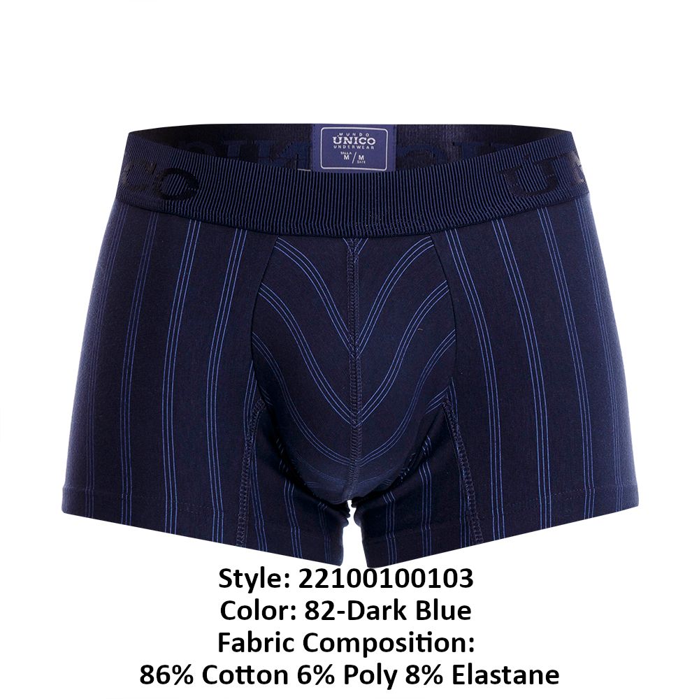 Mundo Unico Senda Men's Boxer Briefs in Dark Blue – men's boxer briefs Handmade in Colombia