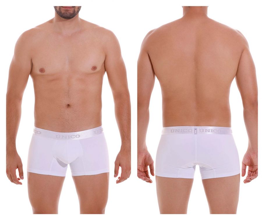 Mundo Unico Cristalino A22 Men's Boxer Briefs in White – men's boxer briefs Handmade in Colombia