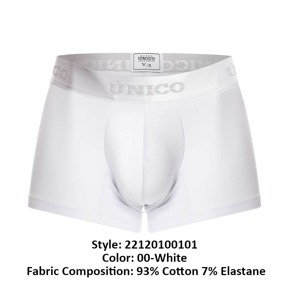 Mundo Unico Cristalino A22 Men's Boxer Briefs in White – men's boxer briefs Handmade in Colombia