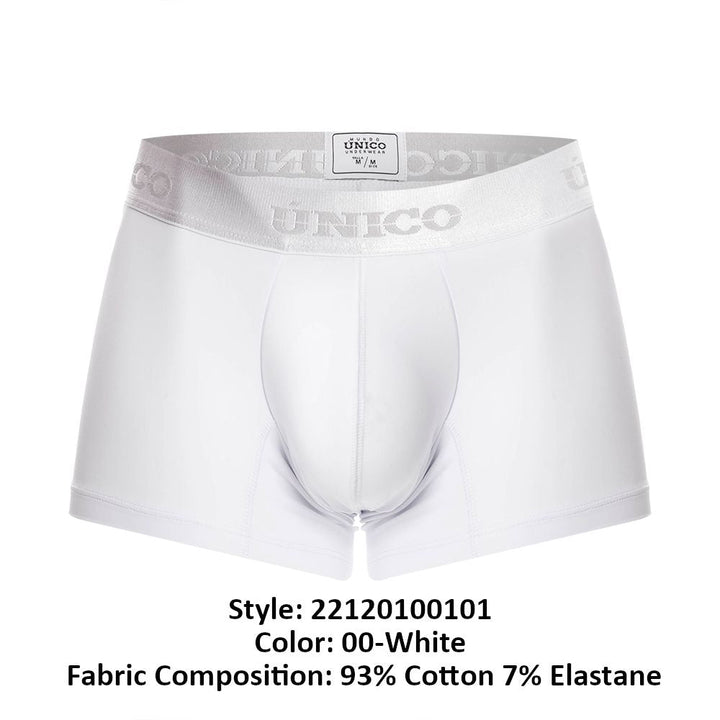 Mundo Unico Cristalino A22 Men's Boxer Briefs in White – men's boxer briefs Handmade in Colombia