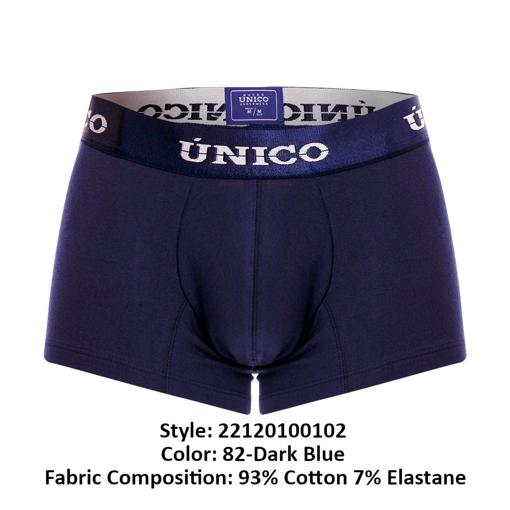 Mundo Unico Profundo A22 Men's Boxer Briefs in Dark Blue – men's boxer briefs Handmade in Colombia