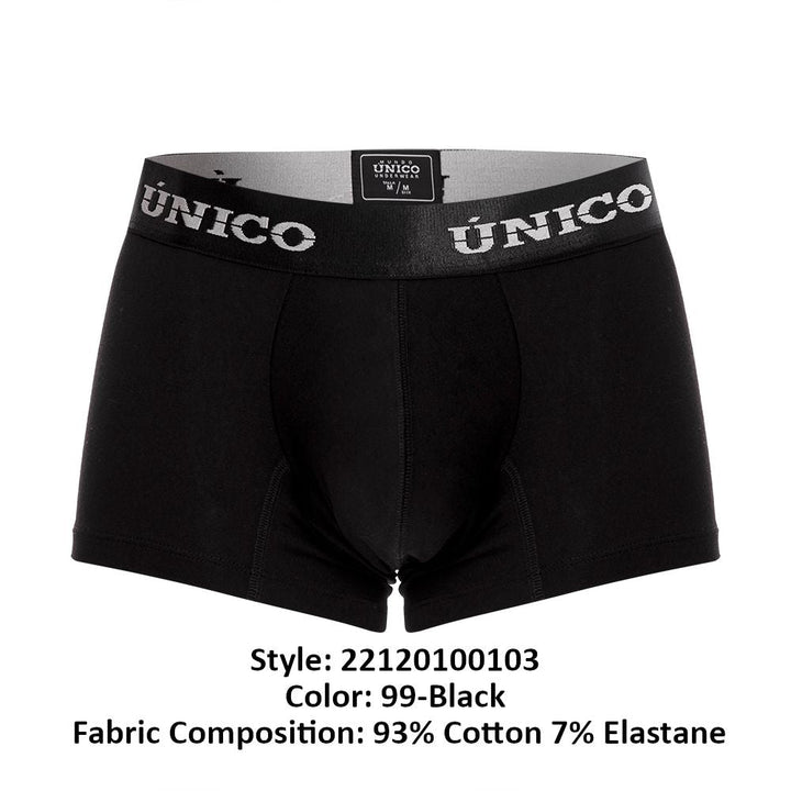 Mundo Unico Intenso A22 Men's Boxer Briefs in Black – men's boxer briefs Handmade in Colombia