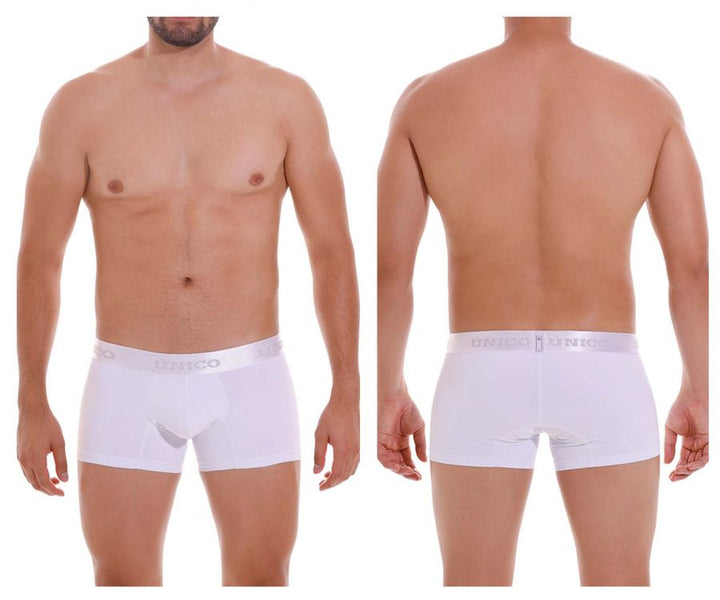 Mundo Unico Cristalino M22 Men's Boxer Briefs in White – men's boxer briefs Handmade in Colombia