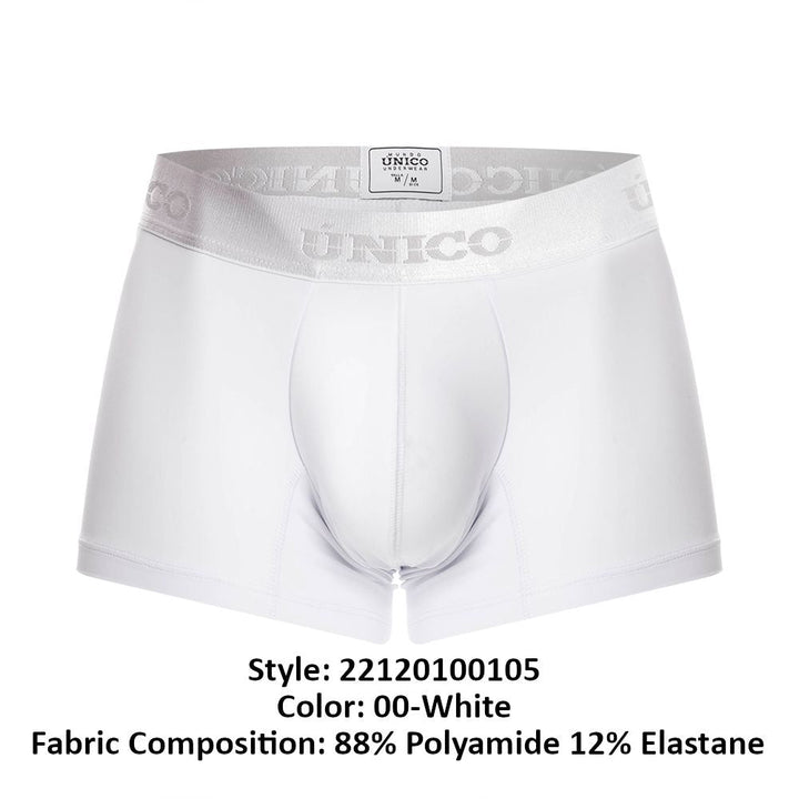 Mundo Unico Cristalino M22 Men's Boxer Briefs in White – men's boxer briefs Handmade in Colombia