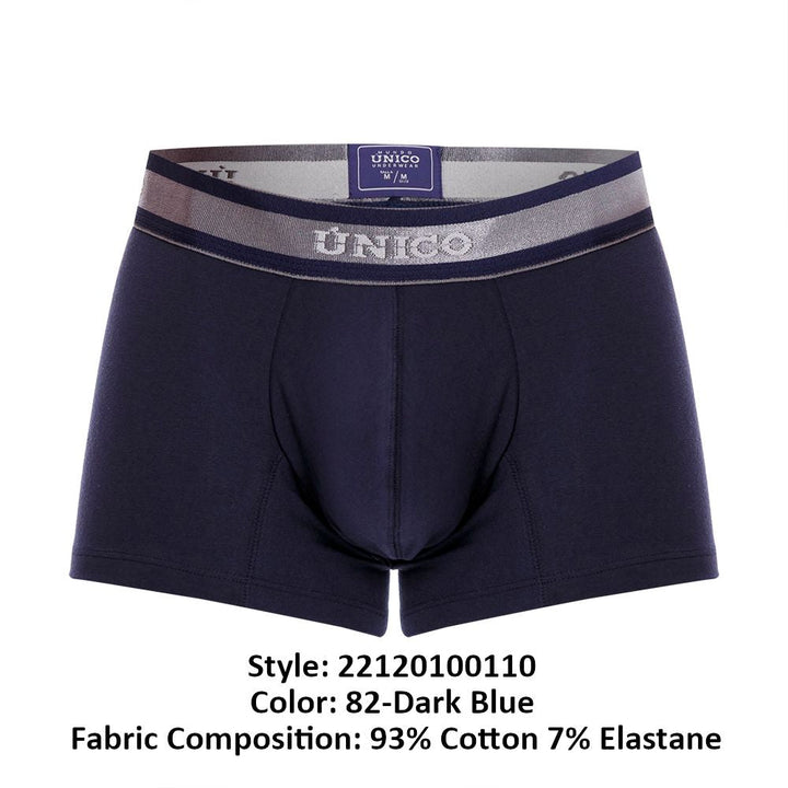 Mundo Unico Cardenal A22 Men's Boxer Briefs in Dark Blue – men's boxer briefs Handmade in Colombia