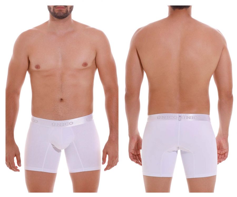Mundo Unico Cristalino A22 Men's Boxer Briefs in White – men's boxer briefs Handmade in Colombia