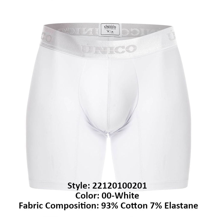 Mundo Unico Cristalino A22 Men's Boxer Briefs in White – men's boxer briefs Handmade in Colombia