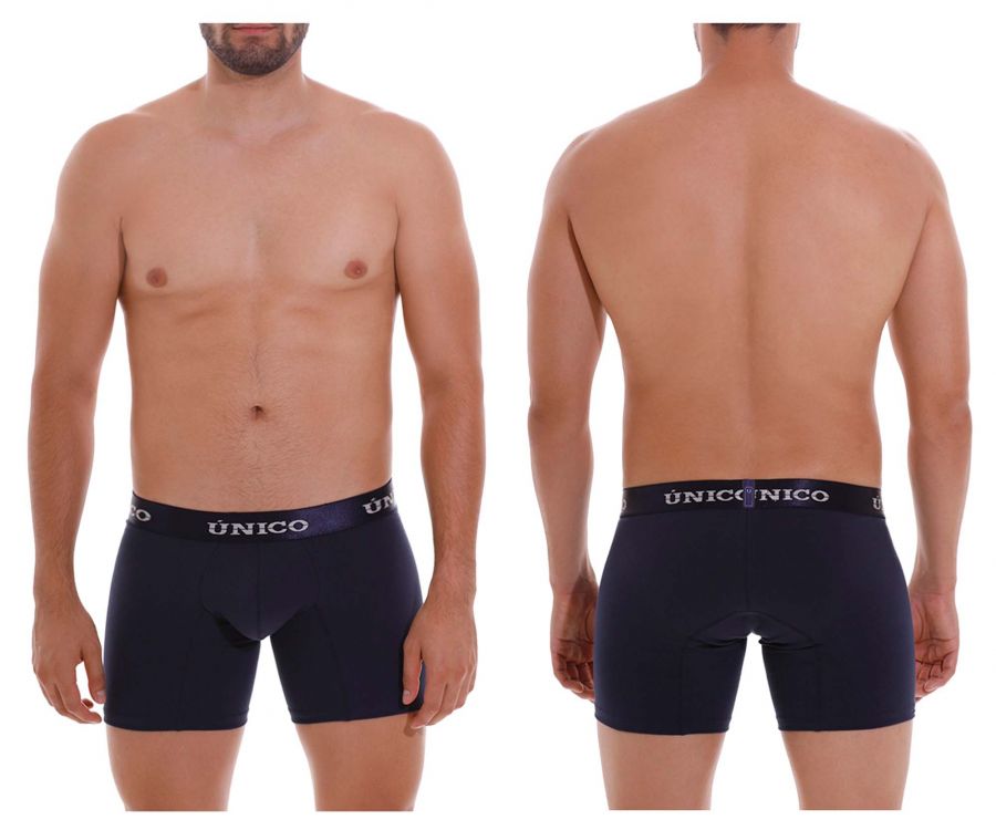 Mundo Unico Profundo A22 Men's Boxer Briefs in Dark Blue – men's boxer briefs Handmade in Colombia
