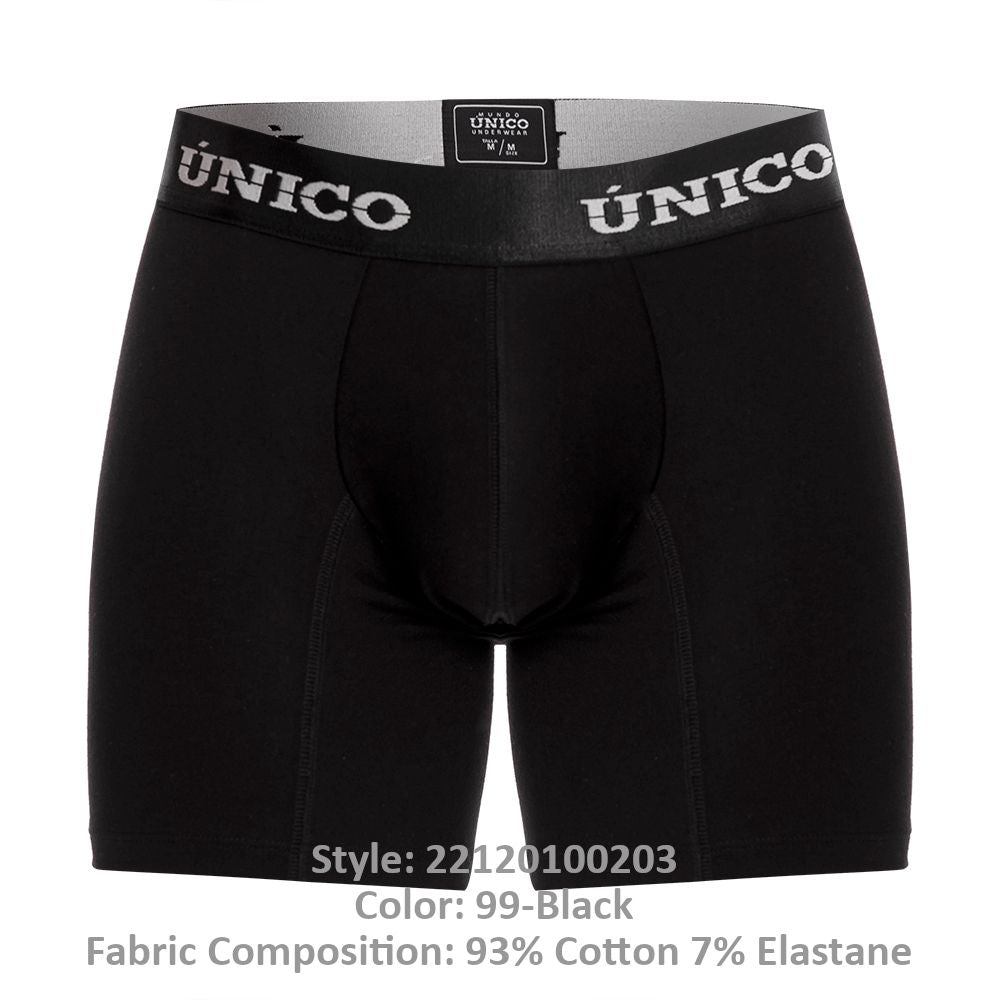 Mundo Unico Intenso A22 Men's Boxer Briefs in Black – men's boxer briefs Handmade in Colombia