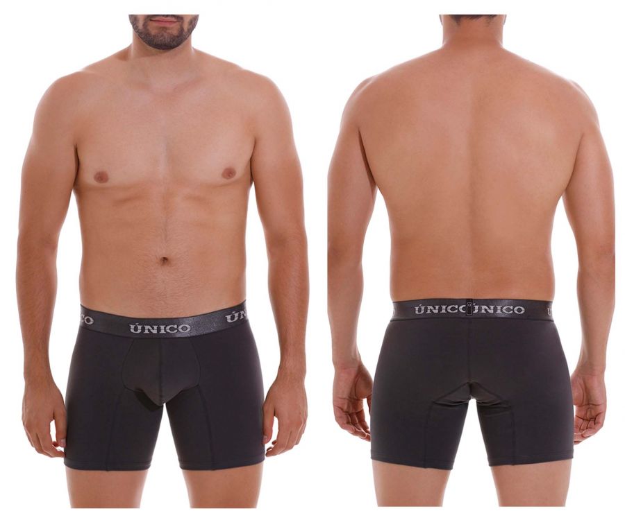 Mundo Unico Asfalto A22 Men's Boxer Briefs in Dark Gray – men's boxer briefs Handmade in Colombia
