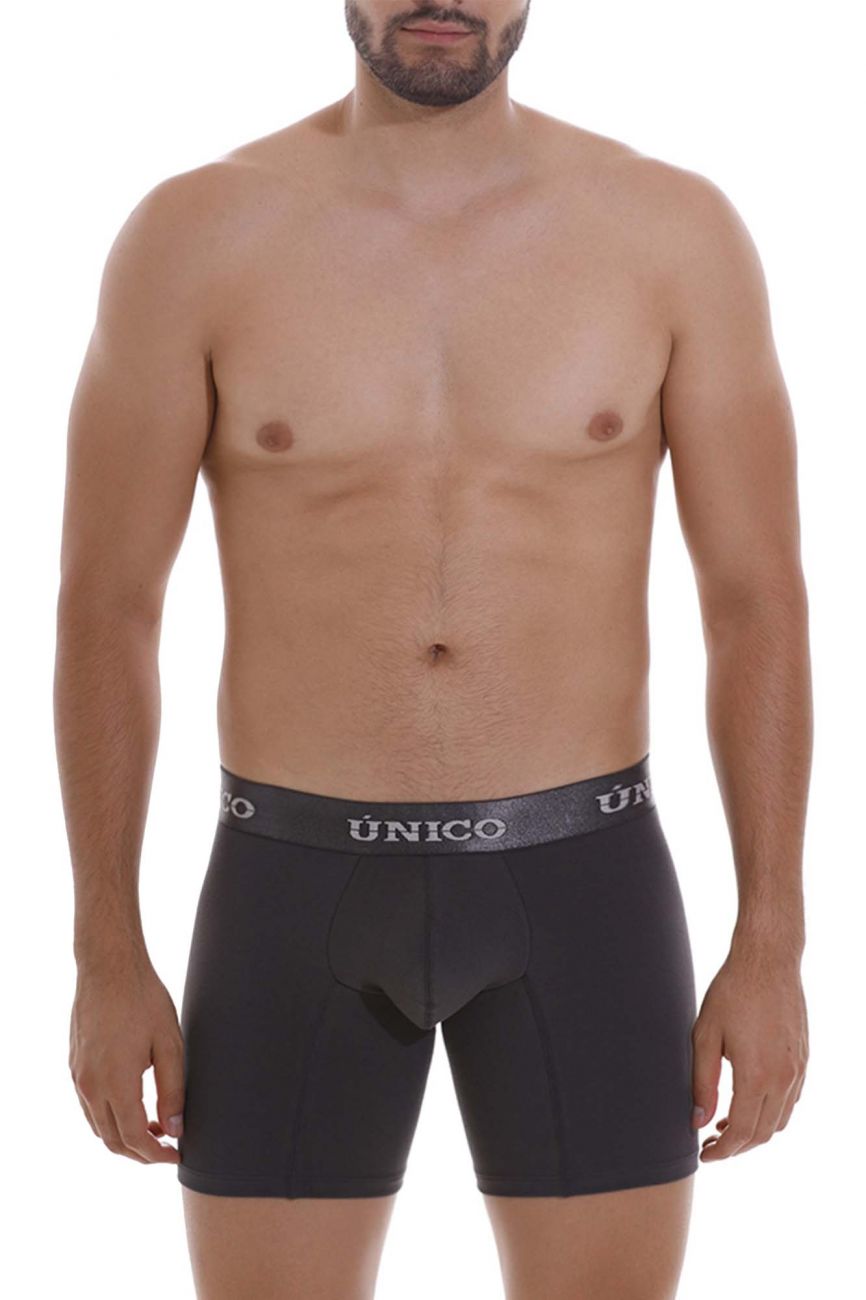 Mundo Unico Asfalto A22 Men's Boxer Briefs in Dark Gray – men's boxer briefs Handmade in Colombia