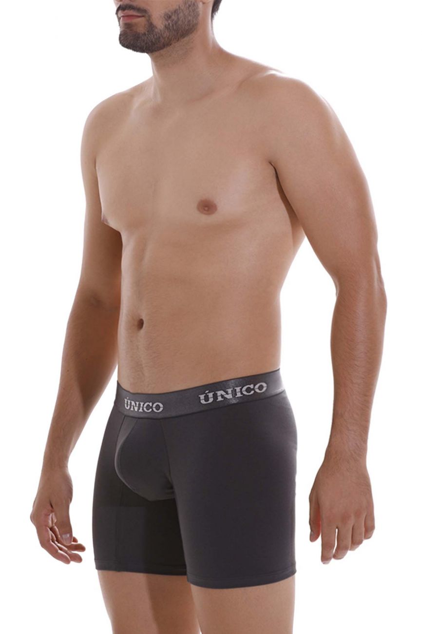 Mundo Unico Asfalto A22 Men's Boxer Briefs in Dark Gray – men's boxer briefs Handmade in Colombia